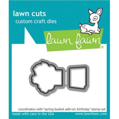 Lawn Fawn Lawn Cuts - Spring Basket Add-On: Birthday